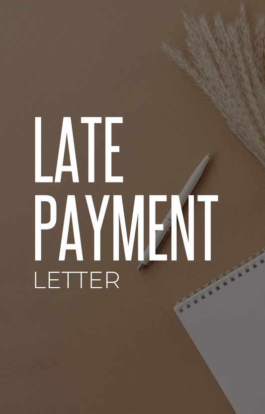 Late Payment Letter