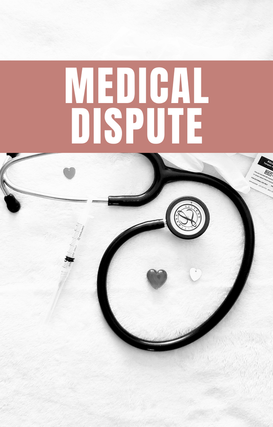 Medical Dispute Letter